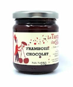 Confiture Framboise Chocolat 250g, Le Tango des Saveurs.