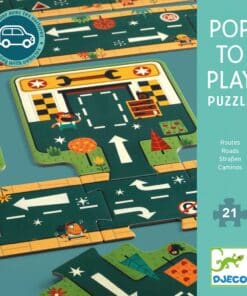 Puzzle Pop To Play Route, Djeco