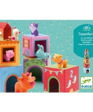 Jeu d’Empilage Topanifarm, Djeco