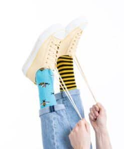 Chaussettes Dépareillées Bee Bee, Many Mornings.