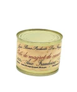 Pâté De Magret De canard Aux Framboises 180Gr, Aux Bons Produits Du Fraysse.