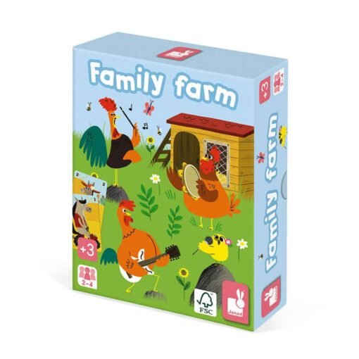 Jeu De 7 familles Farm, Janod