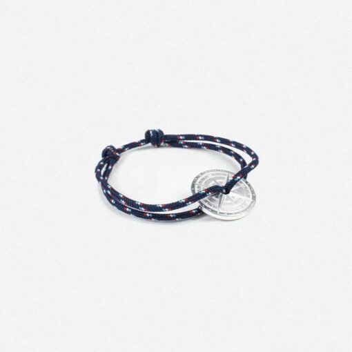 Bracelet Argent 950’ Bleu Blanc Rouge, Le Vent à la Française