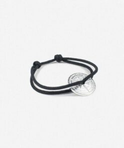 Bracelet Argent 950’ Noir, Le Vent à la Française