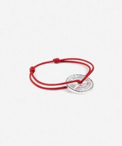 Bracelet Argent 950’ Rouge, Le Vent à la Française