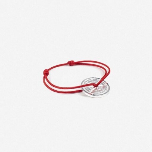 Bracelet Argent 950’ Rouge, Le Vent à la Française