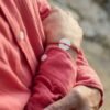Bracelet Argent 950’ Rouge, Le Vent à la Française