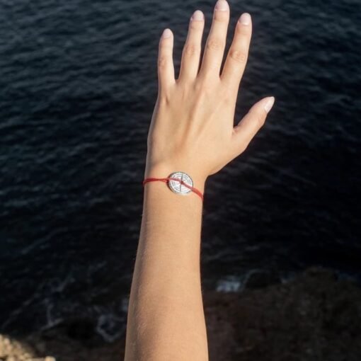 Bracelet Argent 950’ Rouge, Le Vent à la Française