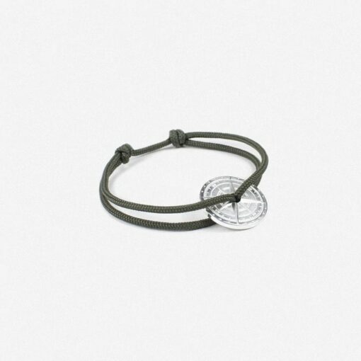 Bracelet Argent 950’ Kaki, Le Vent à la Française