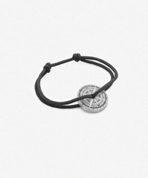 Bracelet Argent Vieilli Noir, Le Vent à la Française