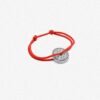 Bracelet Argent Vieilli Rouge , Le Vent à la Française