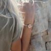 Bracelet Bois Beige et Blanc , Le Vent à la Française