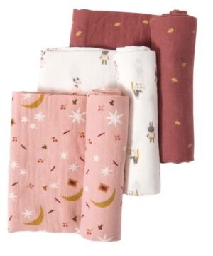 Set De 3 Langes Après La Pluie, Moulin Roty
