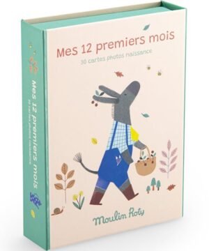 Cartes 12 Premiers Mois Pomme Des Bois, Moulin Roty