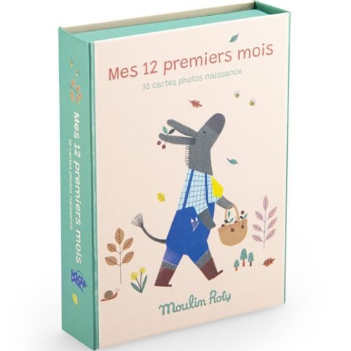 Cartes 12 Premiers Mois Pomme Des Bois, Moulin Roty