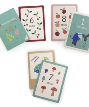 Cartes 12 Premiers Mois Pomme Des Bois, Moulin Roty