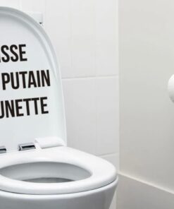 Vinyle Abattant Toilette, Fisura