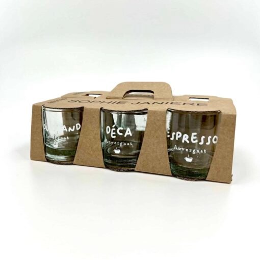 Verres Café Beldi x6 Auvergne, Sophie Janière