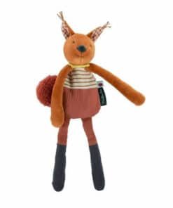 Doudou Ecureuil Hochet Pomme des Bois, Moulin Roty