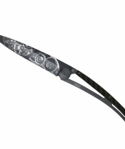 Couteau de Poche Carbone 37gr Garde-Temps, Deejo.