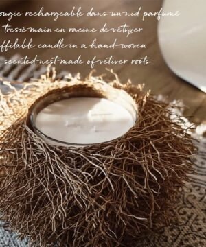 Bougie Nid Ambre 400g, Fariboles