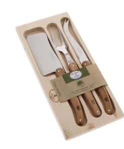 Set 3 Pièces à Fromage Chêne, Dubost