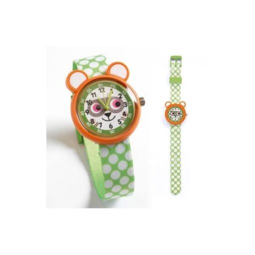 Montre Enfant Raton Laveur, Djeco.