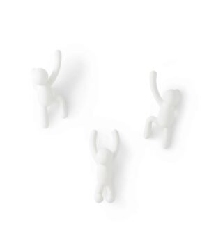 Set 3 Patères Buddy Blancs, Umbra