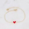 Bracelet Coeur Rouge