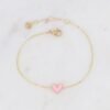 Bracelet Coeur Rose