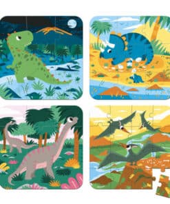 Puzzle Evolutif Dinosaures, Janod.