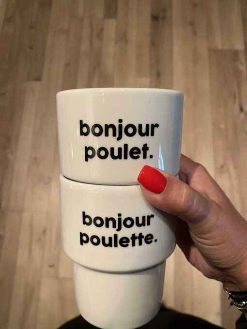 Gobelet Bonjour Poulet, Félicie Aussi.