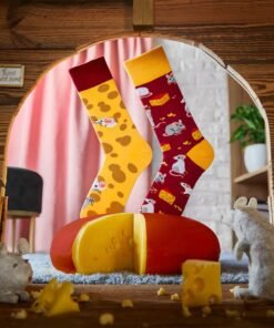 Chaussettes Dépareillées Mouse & Cheese, Many Morning.