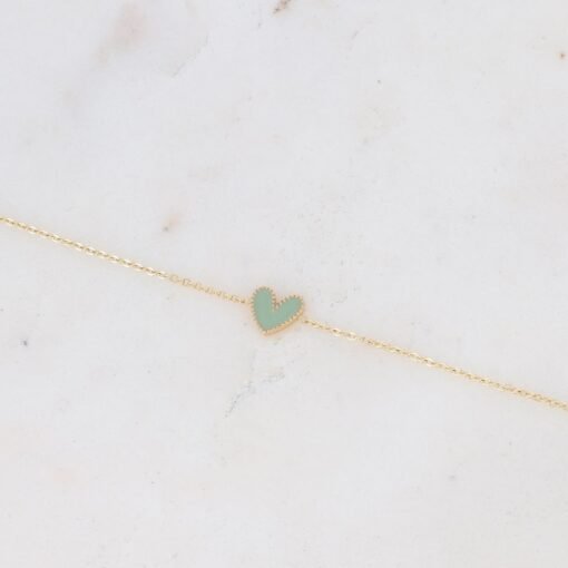 Bracelet Coeur Vert