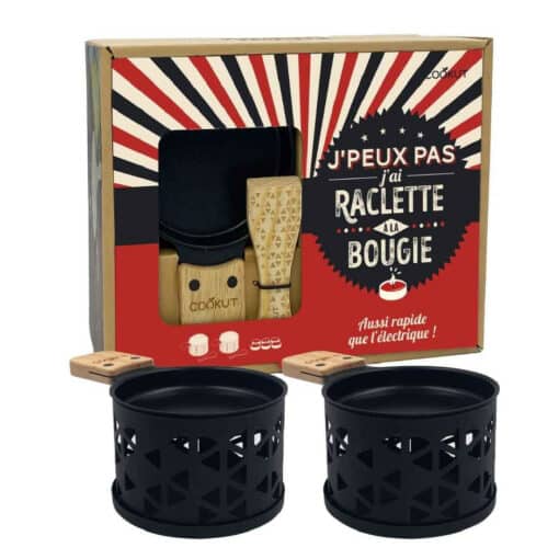 Coffret Raclette à la Bougie J'Peux Pas, Cookut.