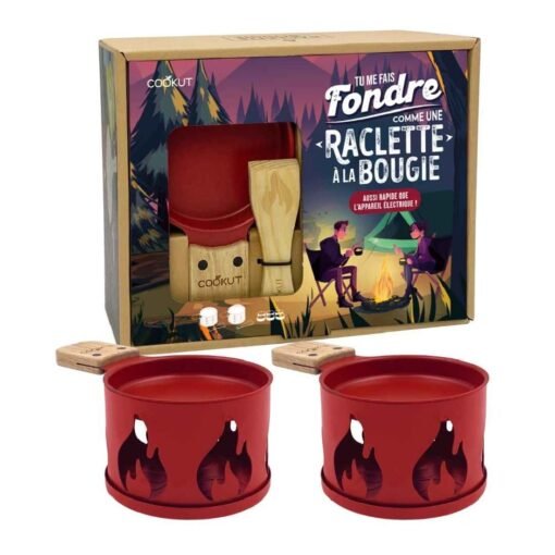 Coffret Raclette à la Bougie Recette Bonheur, Cookut.