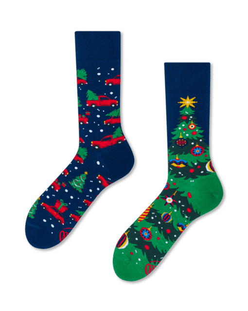 Chaussettes Dépareillées X-Mas Tree, Many Mornings.