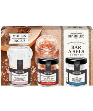Coffret Bar à Sels du Monde, Le Comptoir de Mathilde.