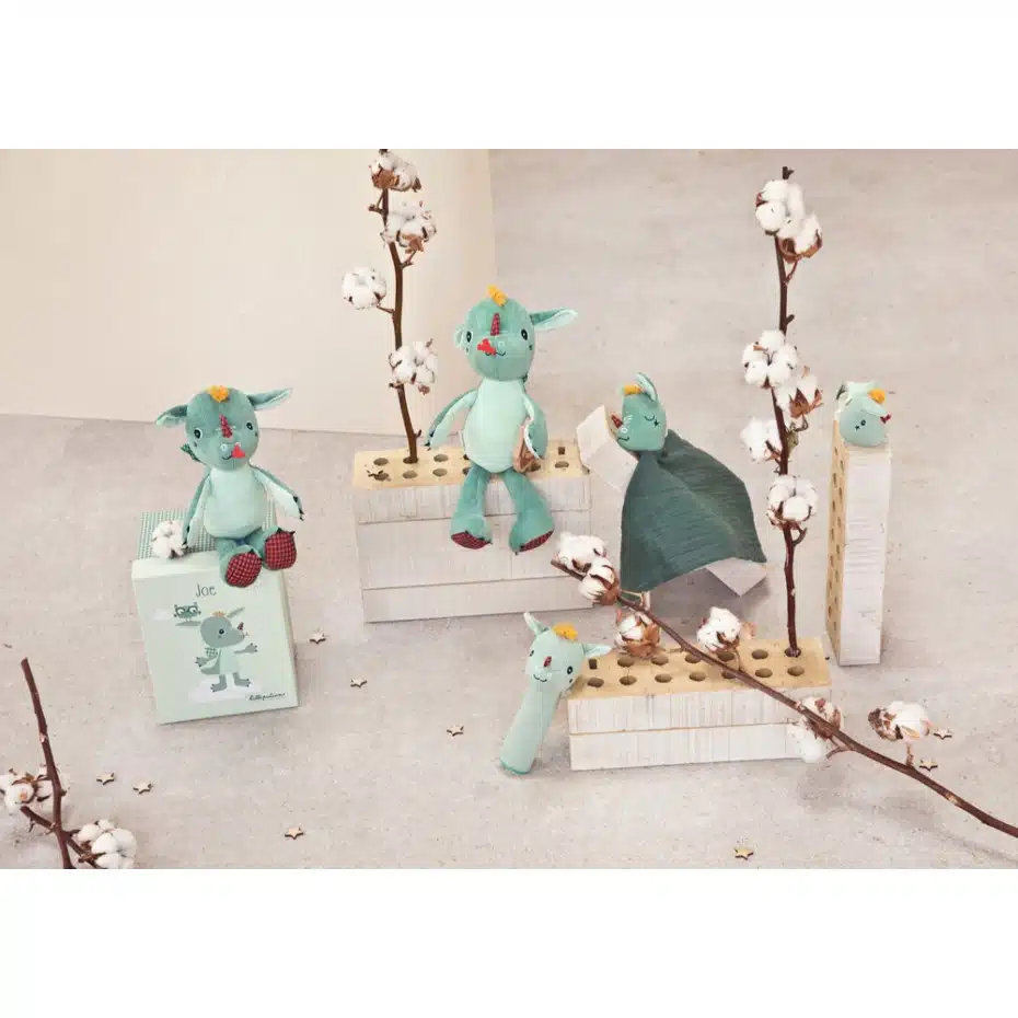Joe Peluche Dragon,Lilliputiens.