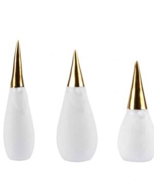 Père Noël Gold x3 Porcelaine ,Räder.