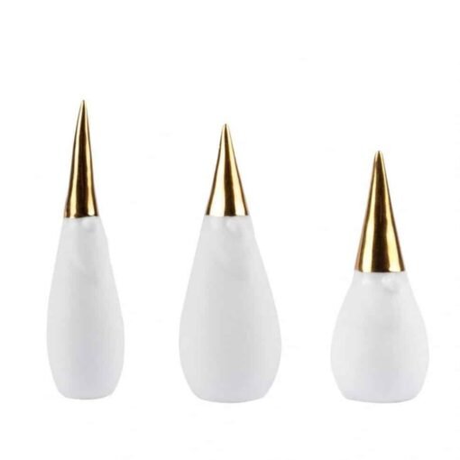 Père Noël Gold x3 Porcelaine ,Räder.