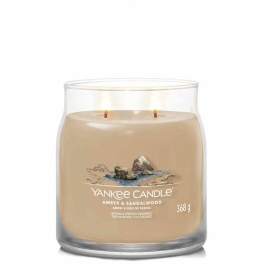 Bougie Signature Ambre/Bois de Santal – Image 5