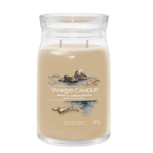 Bougie Signature Ambre/Bois de Santal – Image 2