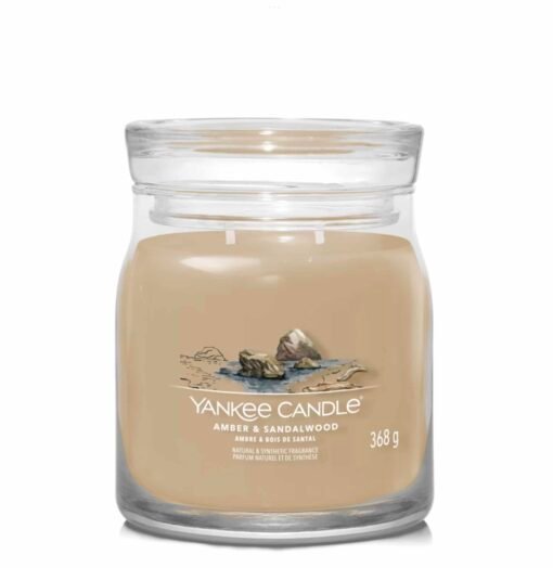 Bougie Signature Ambre/Bois de Santal – Image 4