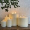 Bougie Led Cire Naturelle 3 Mèches