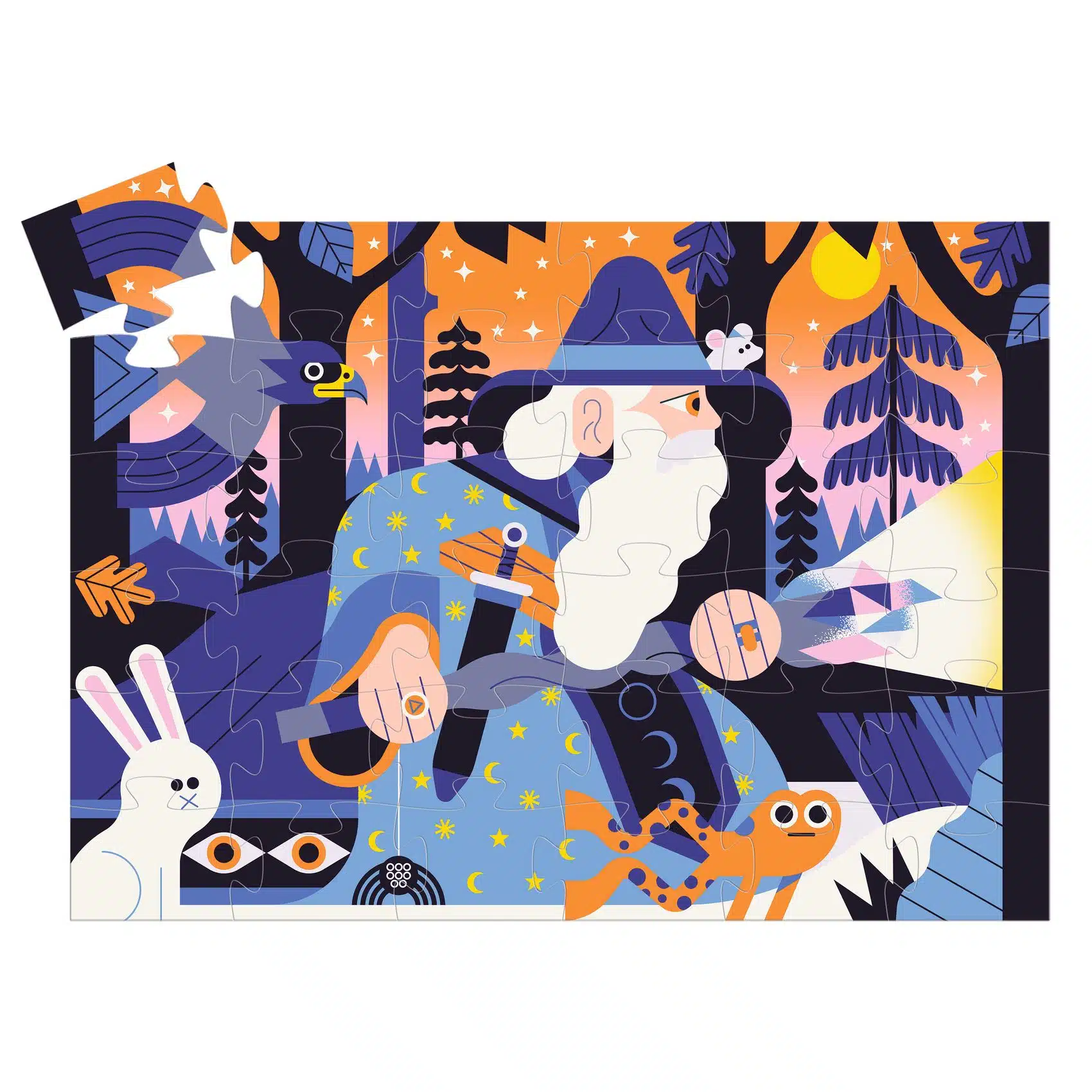 Puzzle Le Magicien, 36 pièces, Djeco – Image 2