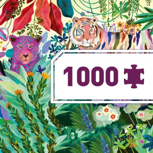 Puzzle Rainbow Tigers, 1000P, Djeco – Image 4