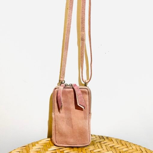 Sac Bandoulière Daim Téléphone