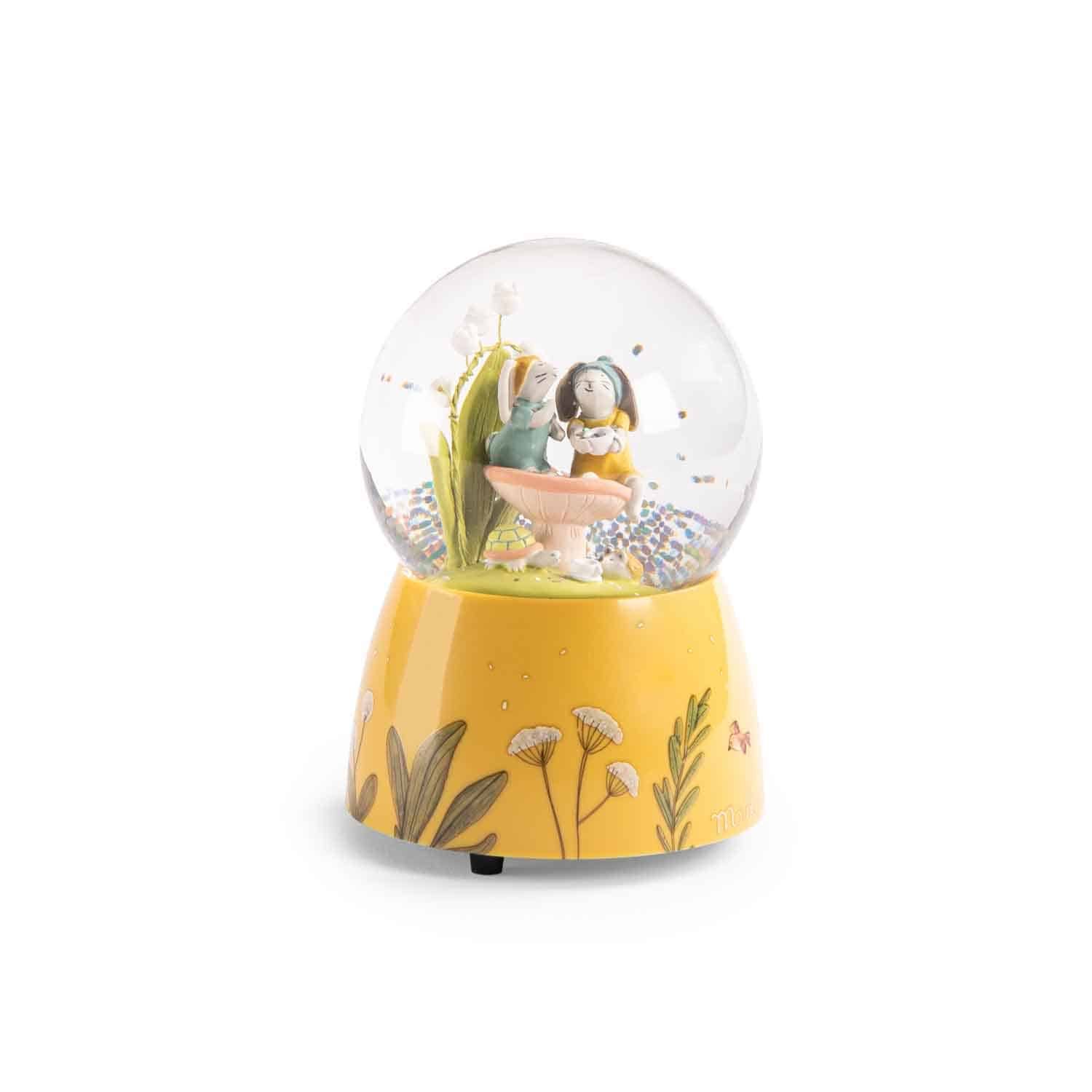 Boule à Neige Musicale Licorne - Cadeau Enchanté Pour Petites Filles, Musique Fleur De Lis