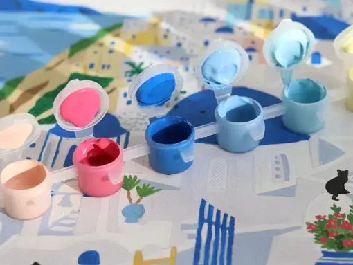 Peinture au Numéro Santorin – Image 2
